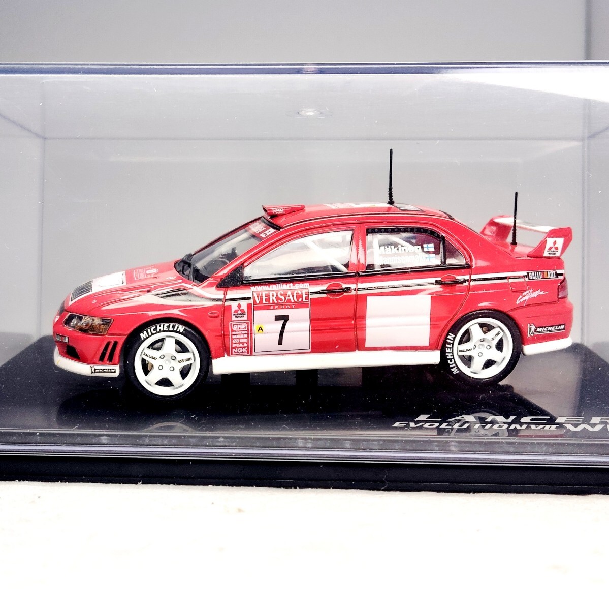 【希少】オートアート 1/18 三菱 ランサーエボリューション　Ⅸ ラリーアート 三菱ランサーエボリューションⅨ ラリーアート オートアート ミニカー