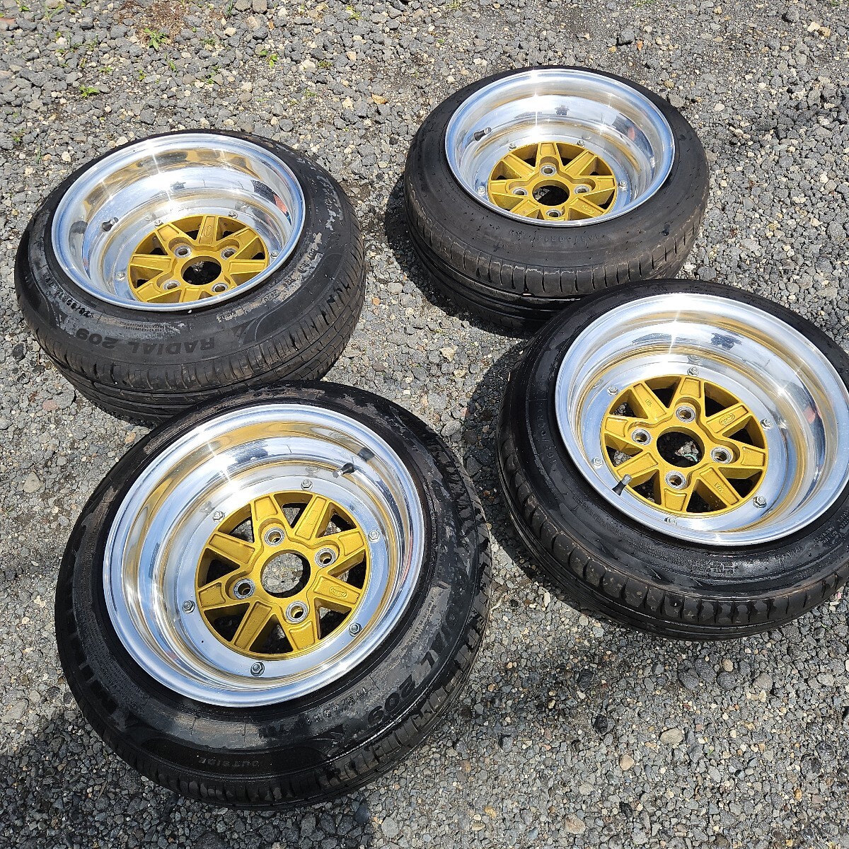 ホシノ インパルG5 当時物 超希少 9J 10J Aタイプ 14インチ 4本 旧車