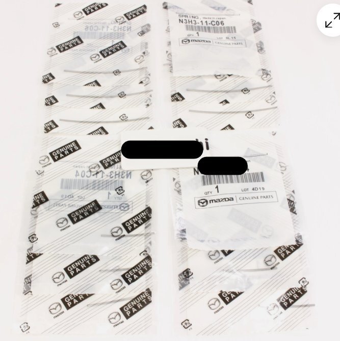 アペックスシール 13B 2mm 2分割 中古 6本 RX-7 FD3S FC3S MAZDA