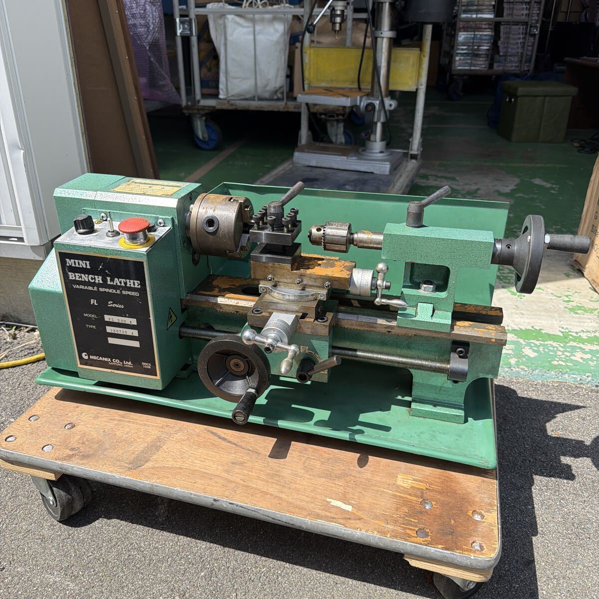 x014◇MINI LATHE CJ0618A 550W 卓上旋盤 電動工具 ◇3の落札情報詳細 