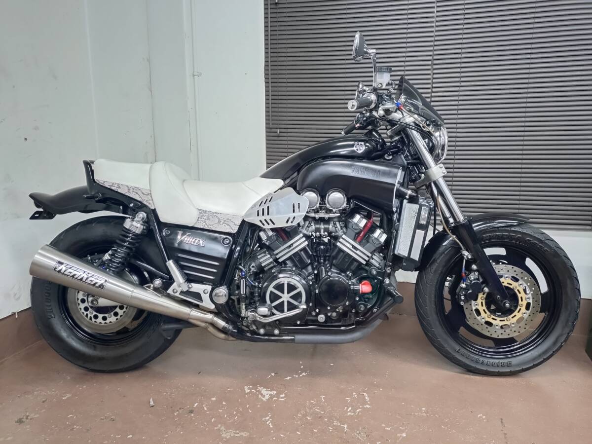 ☆KERKER カーカー スリリップオンマフラー VMAX 型式2WE 北海道発