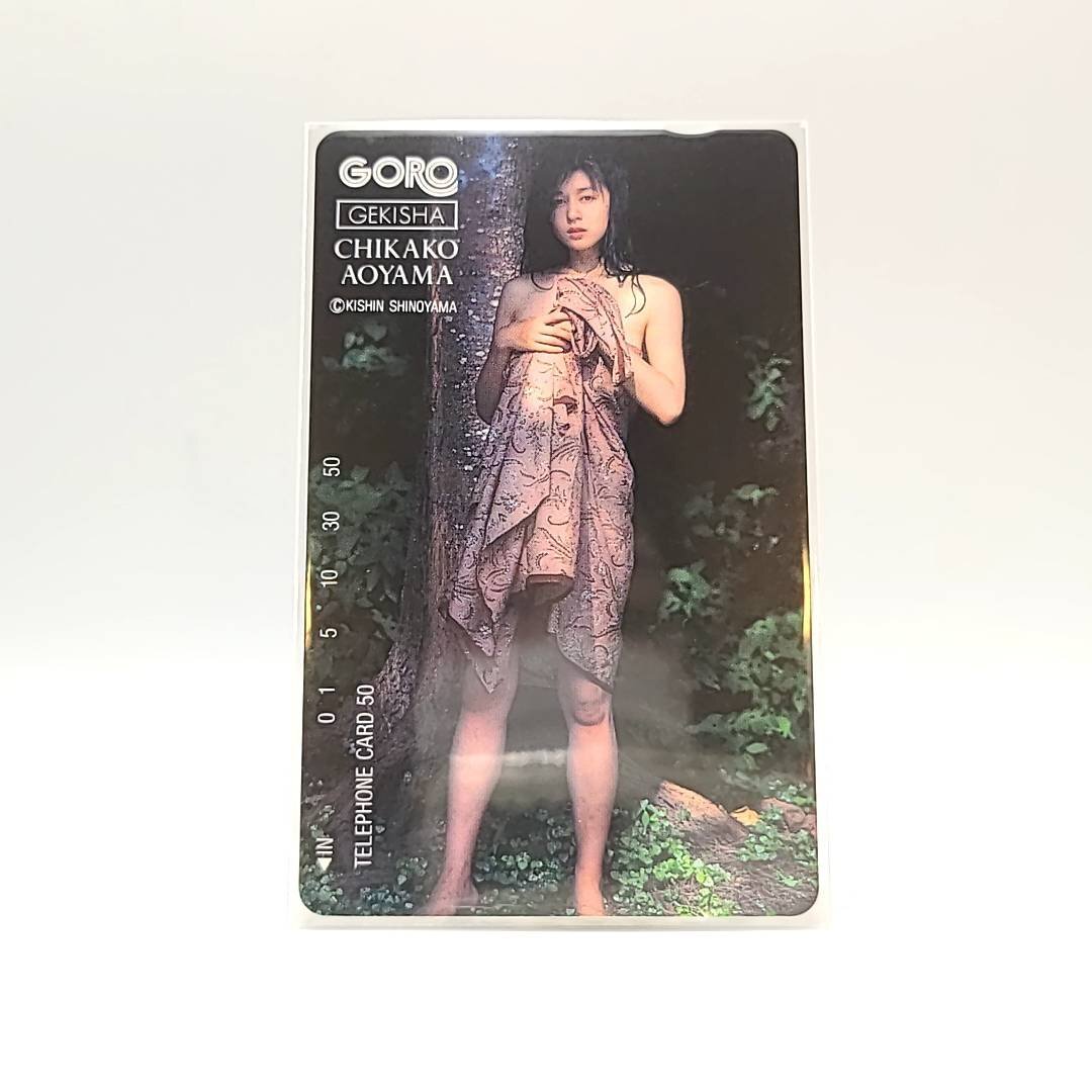 激写文庫 青山知可子写真集 亜熱帯 1989年初版第1刷発行帯付き