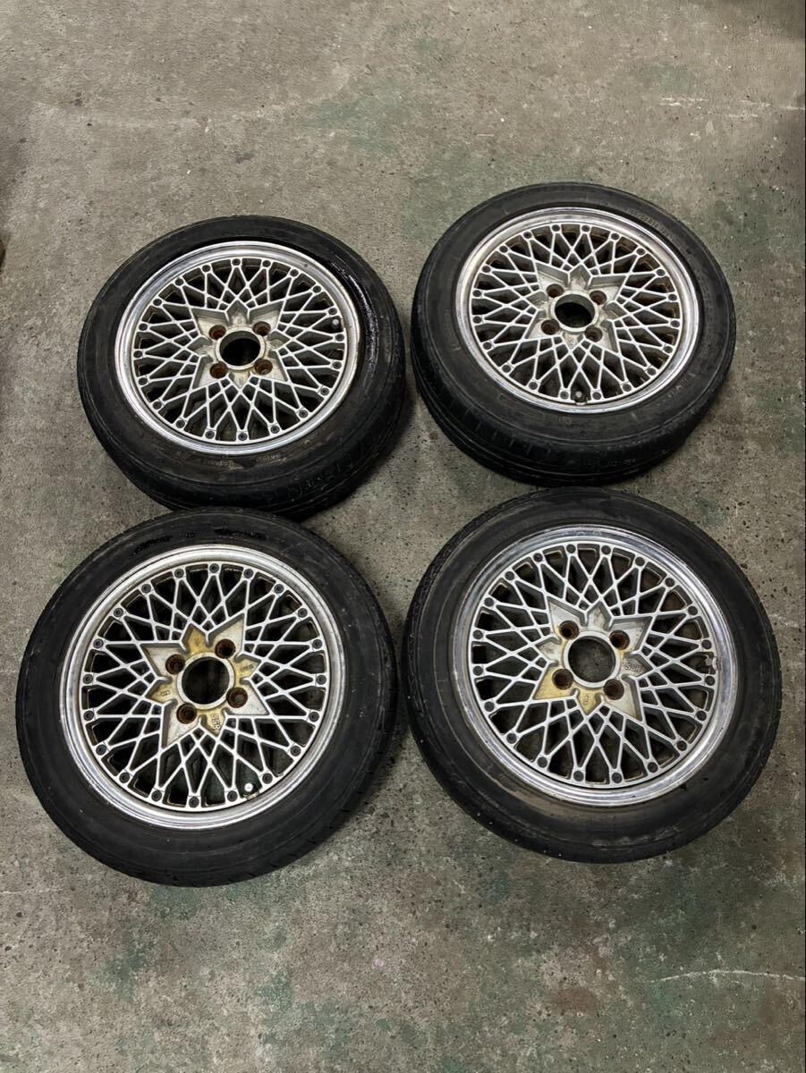 中古】SSR マークⅠ 13インチ 6j オフセット+25 PCD100 4穴 そこそこ