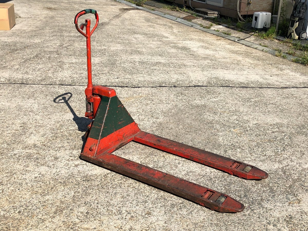 札幌引取り限定] 1500kg ハンドパレット ニチユ パレットトラック