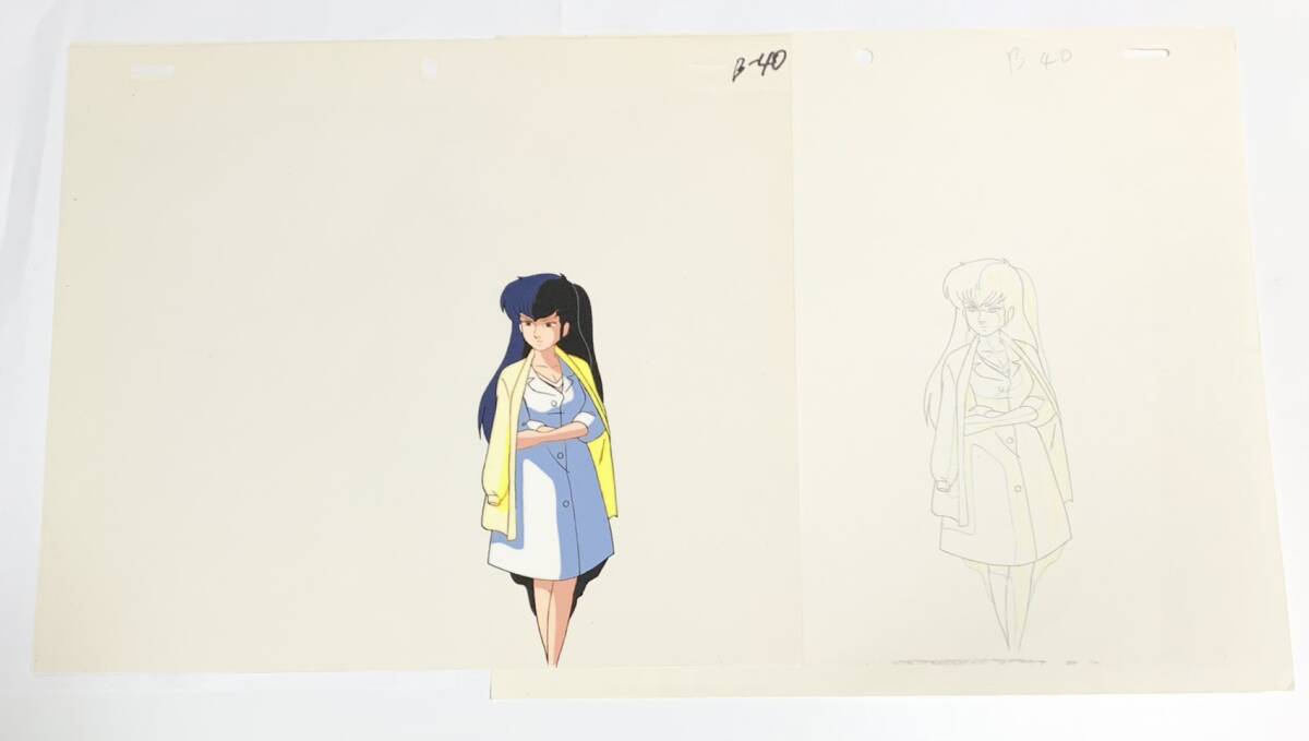 セル画 うる星やつら【サクラ】下絵もあり 高橋留美子 サクラ先生 巫女 