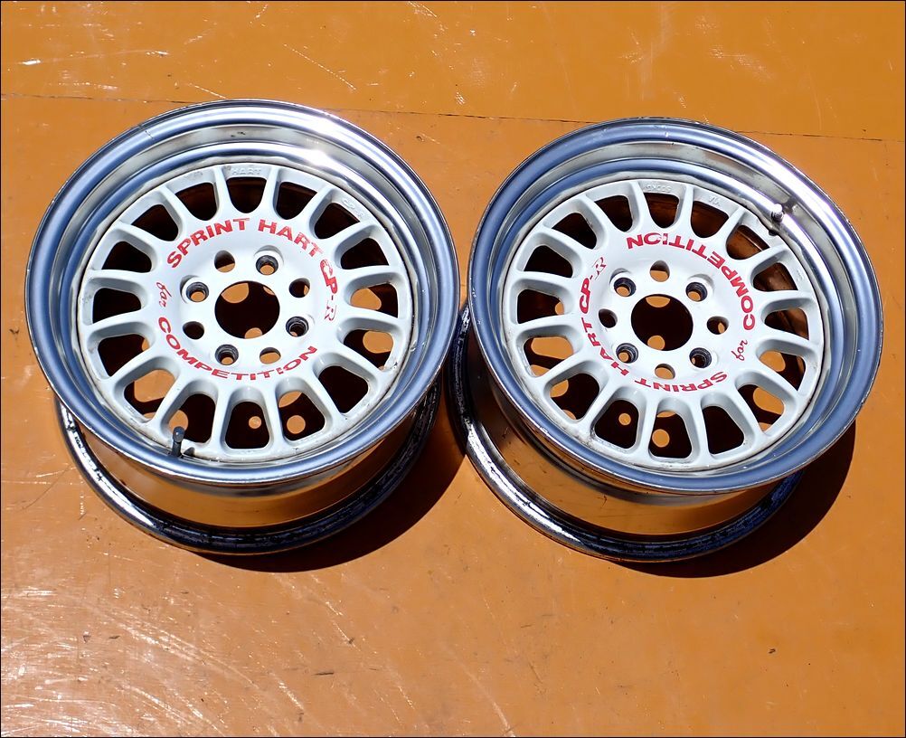 ☆希少!! HARTスプリントハート 14×6J +35 PCD100 軽量アルミホイール