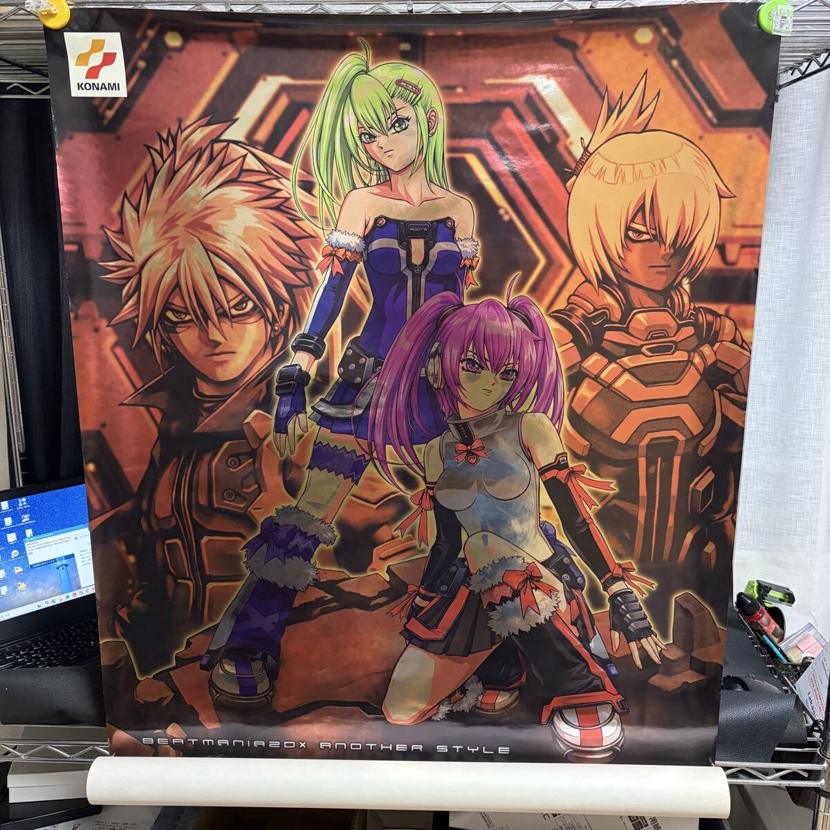 未使用品】未使用 beatmania IIDX 7th style ポスター B1サイズ 業務用