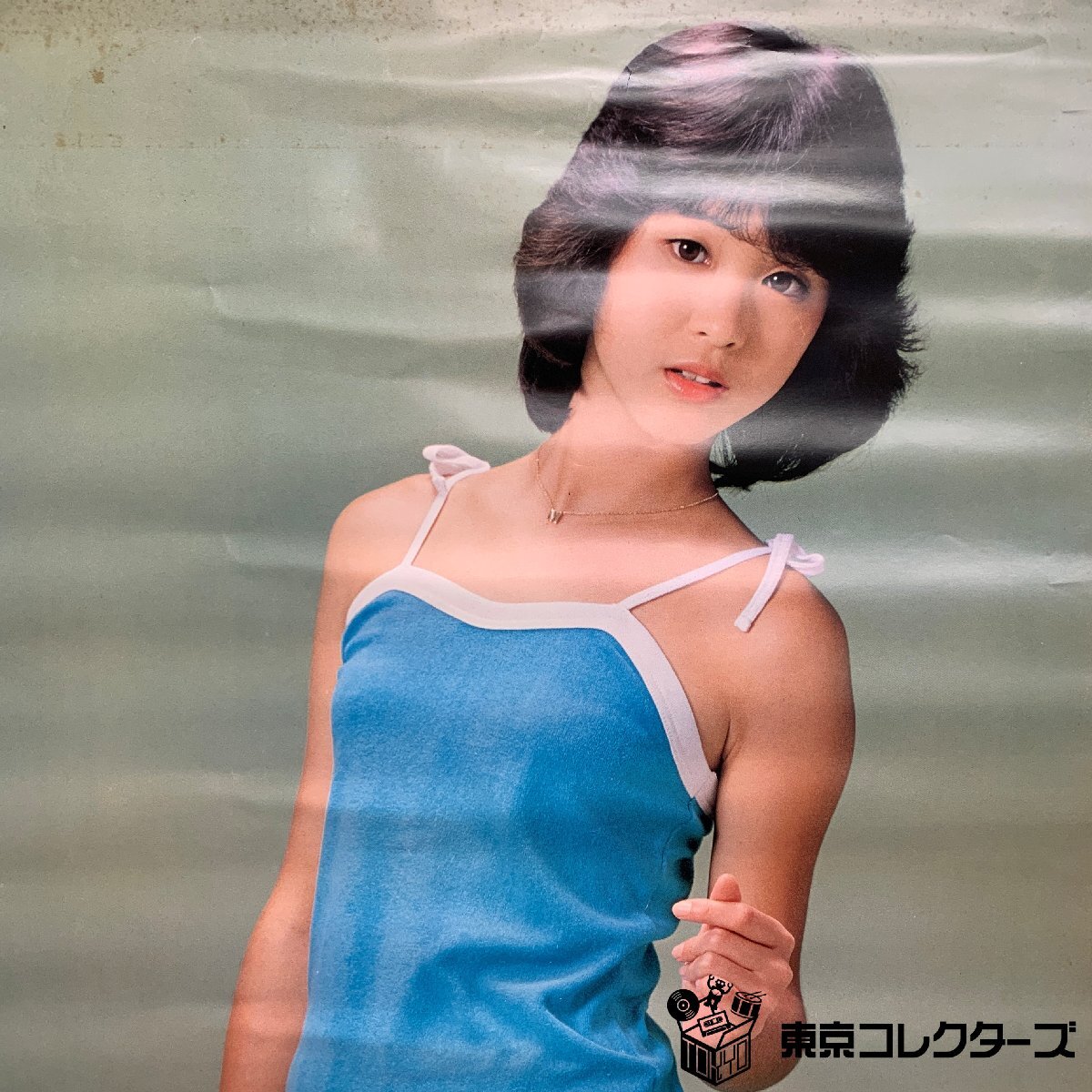 中古】桜田淳子 ポスター 白ショートパンツ サンミュージック アイドル