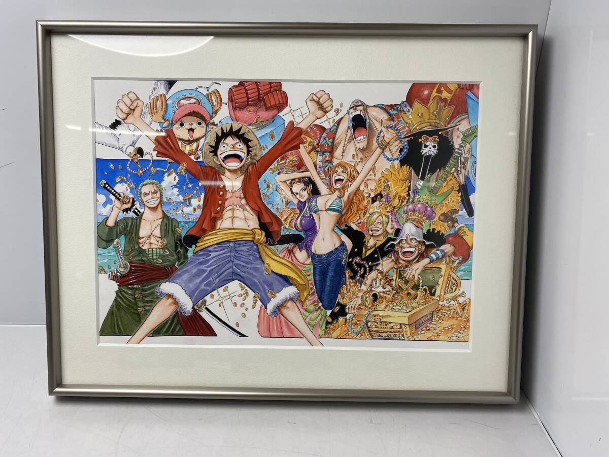 希少 限定50枚 ONE PIECE リトグラフ 尾田栄一郎 作者 直筆サイン入り