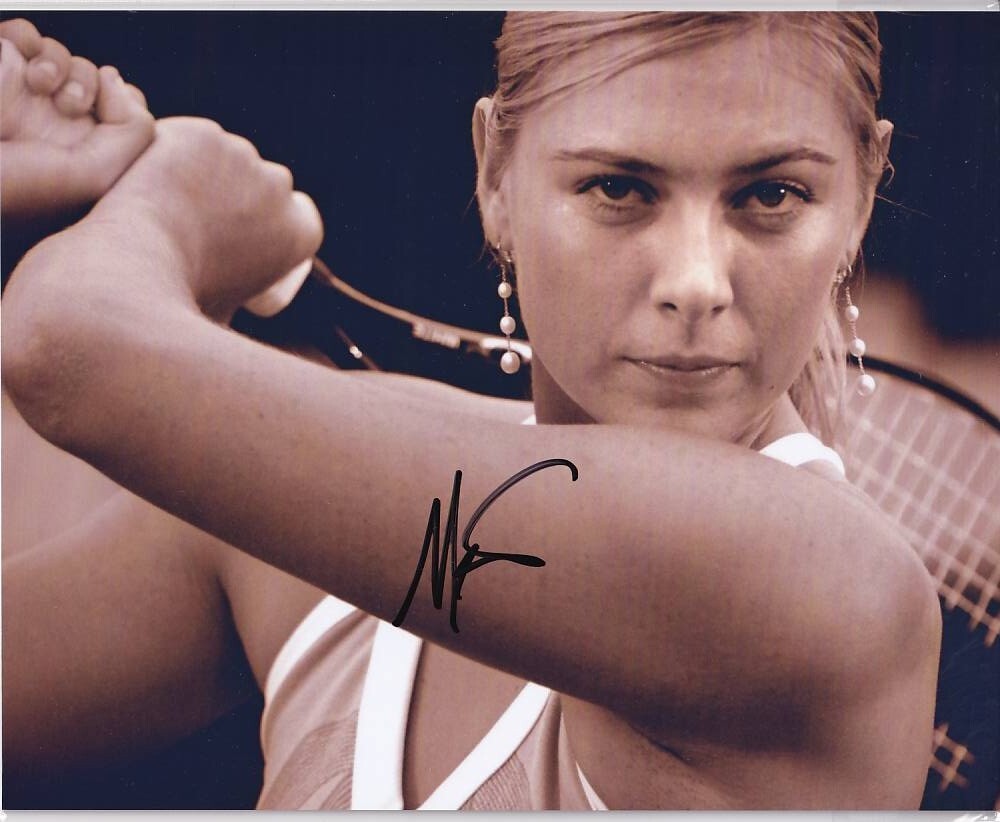 マリア・シャラポワ Maria Sharapova 直筆サイン入り写真 証明書付き