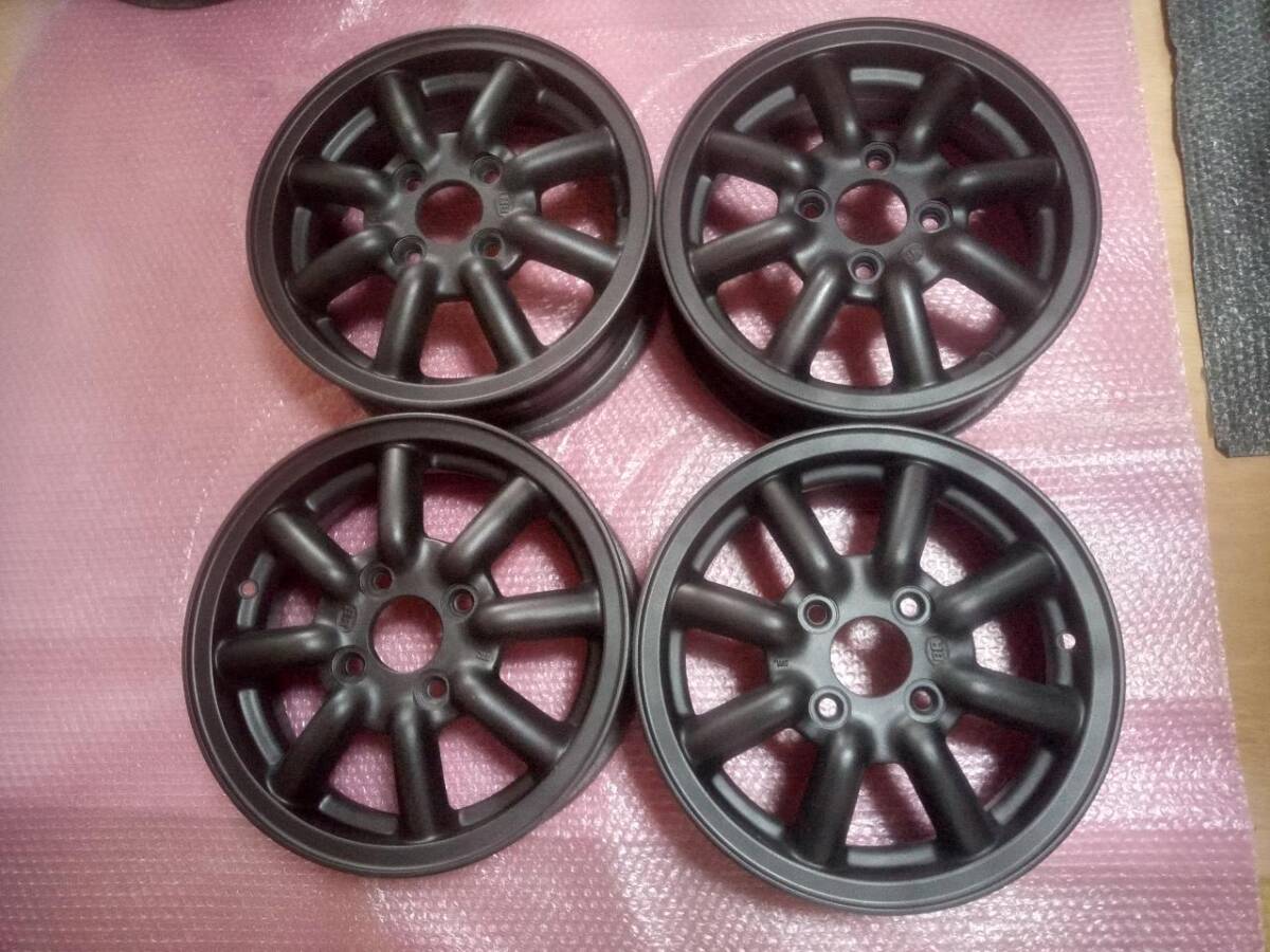 中古】デイトン ワイヤーホイール オールクローム13インチ 7Jリバース