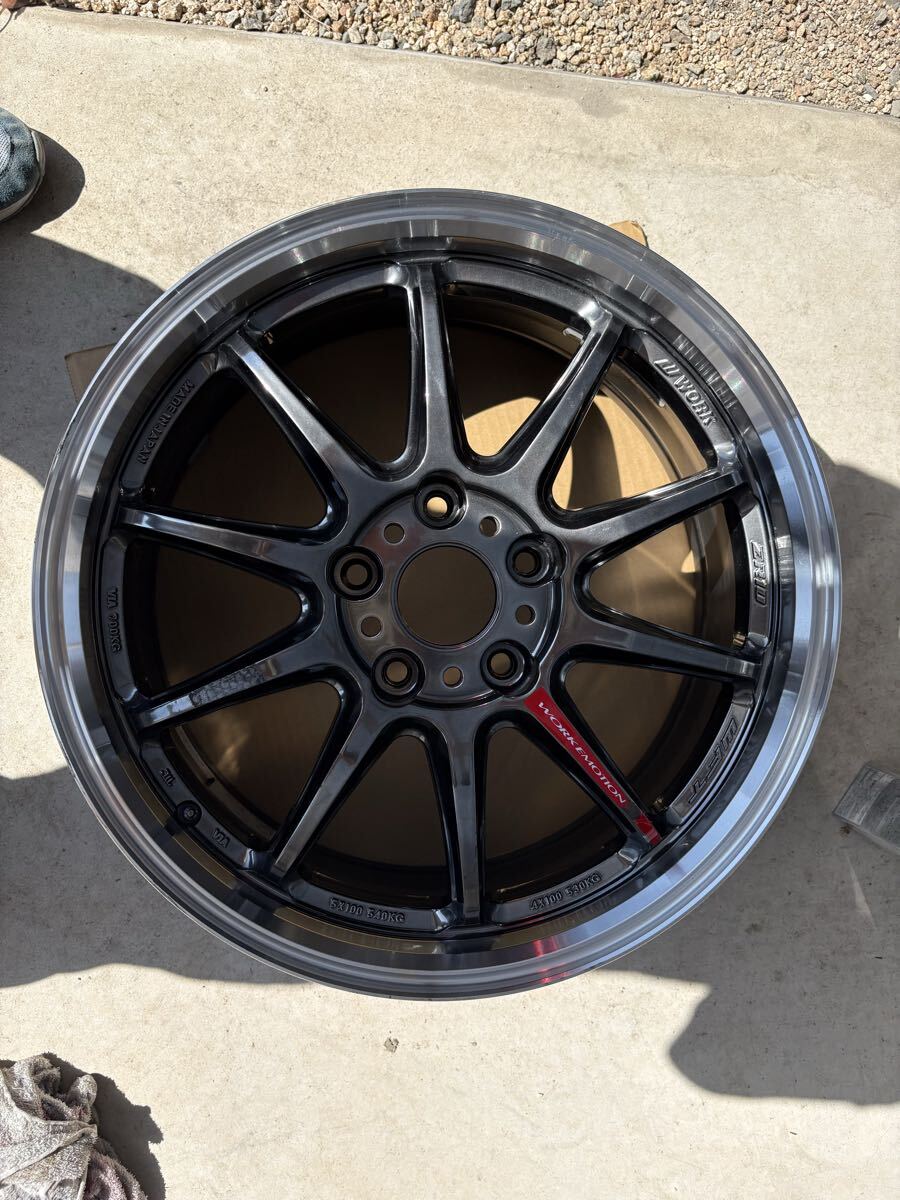 ワーク　エモーション　crkai 17インチ　9jオフセット17 2本 ワーク エモーション CR Kai 17インチ 9Jオフセット＋17