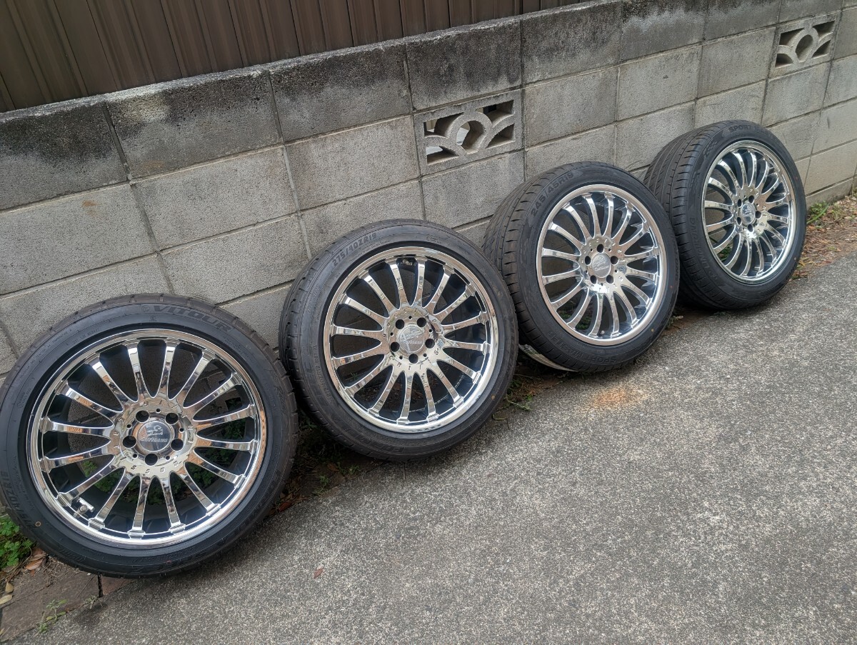 カールソン carlsson 1/12 19インチ 8.5j+40 10j+45 114.3 5穴の落札