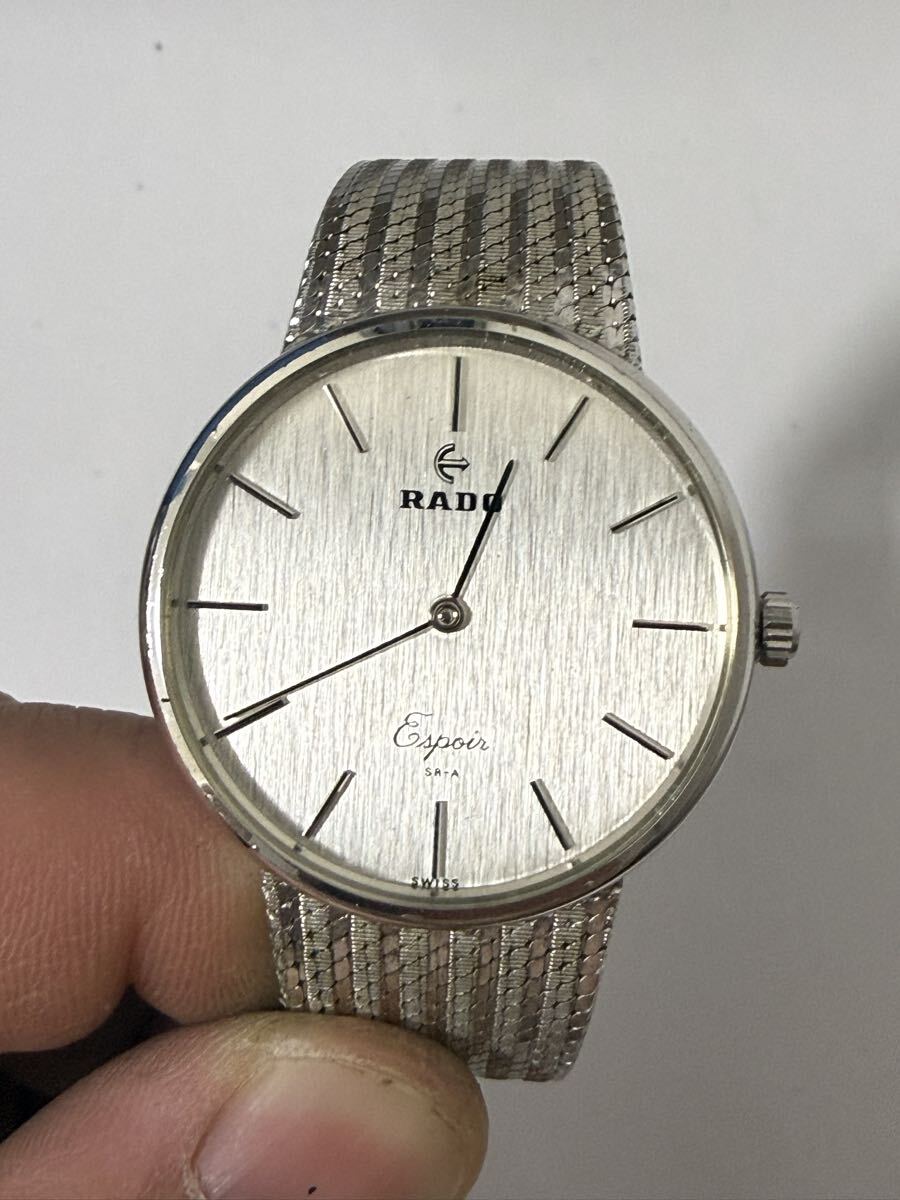 中古】可動品【RADO/ラドー】エスポワール ESPOIR SR-D 手巻き式