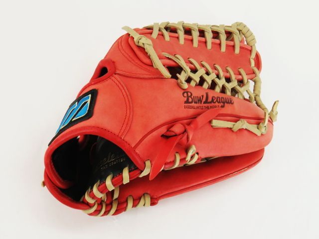 中古】【幻の赤ビュー】 Mラベル ミズノ ビューリーグ投手用グラブの