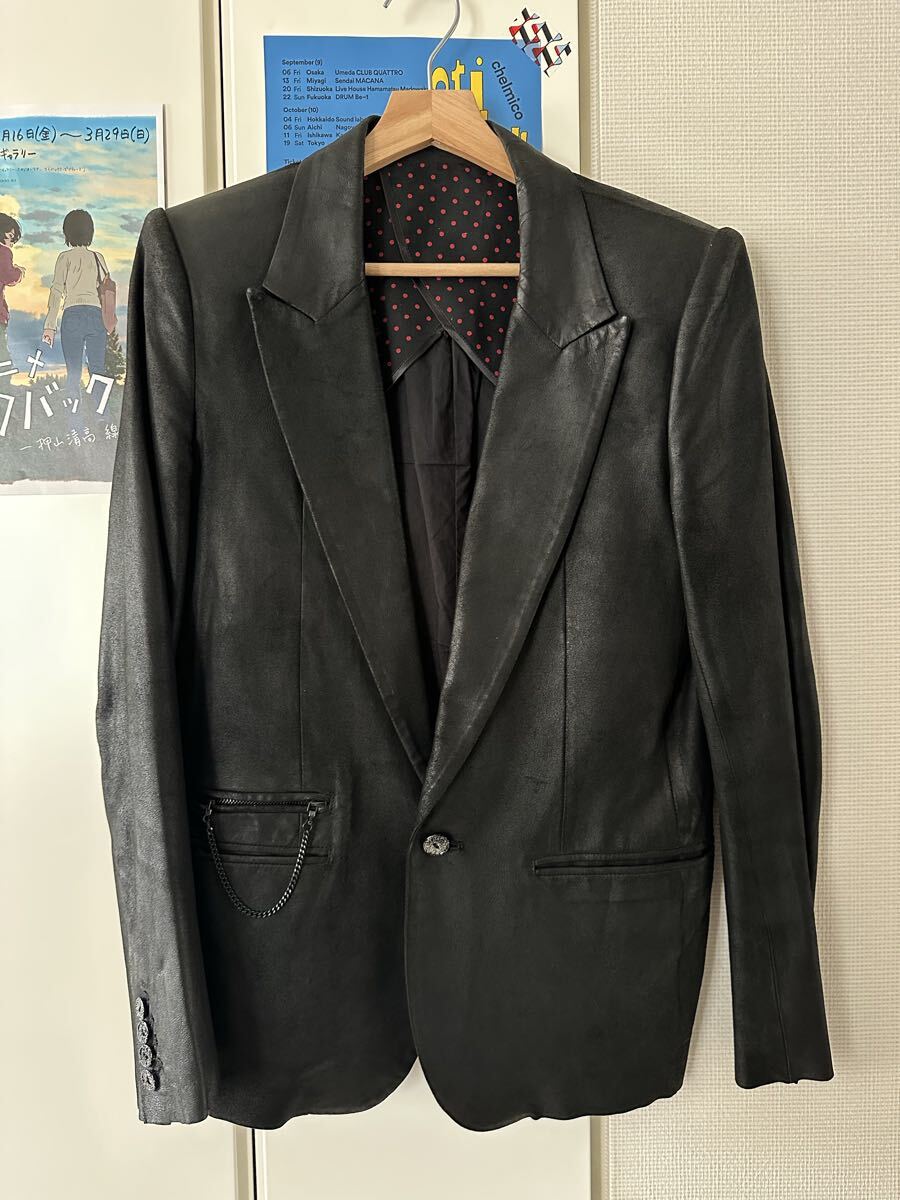 野口強着用 ナンバーナイン レザーブレスレット バングル soloist
