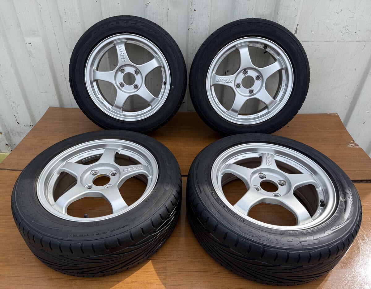 ENKEI RPF1RS 8J+28 15インチ 4穴 PCD100 Toyo proxes R1R 195/50r15