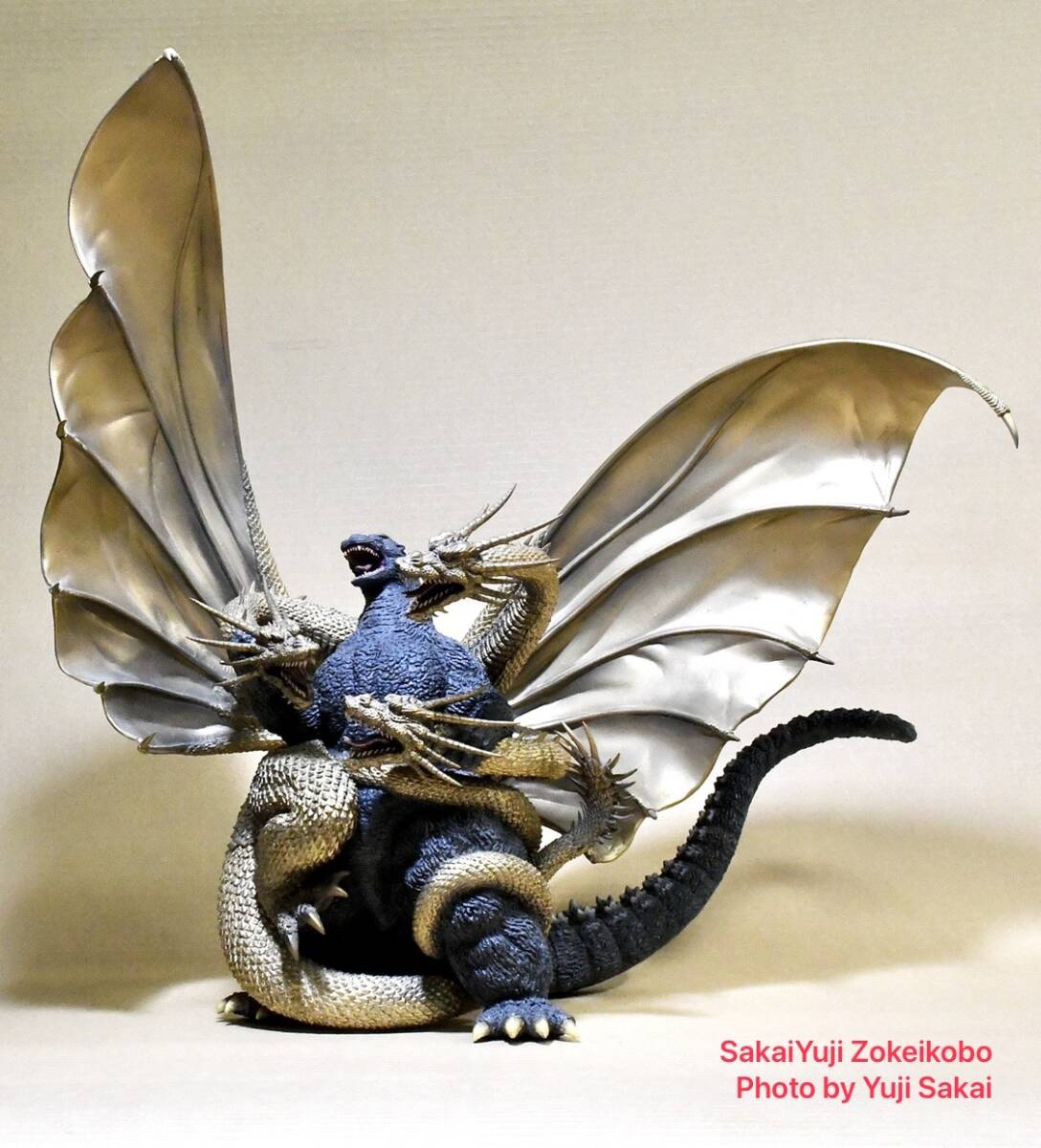 ゴジラ VS キングギドラ 酒井ゆうじ造形工房 キット 酒井ゆうじ造型工房 30cm ギドゴジ新宿バージョン レジンキャスト