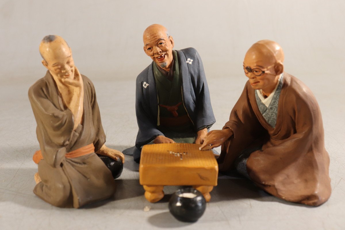 中古】人形師 中村信喬作「福の神」博多人形 共箱 / 日本人形桃童子