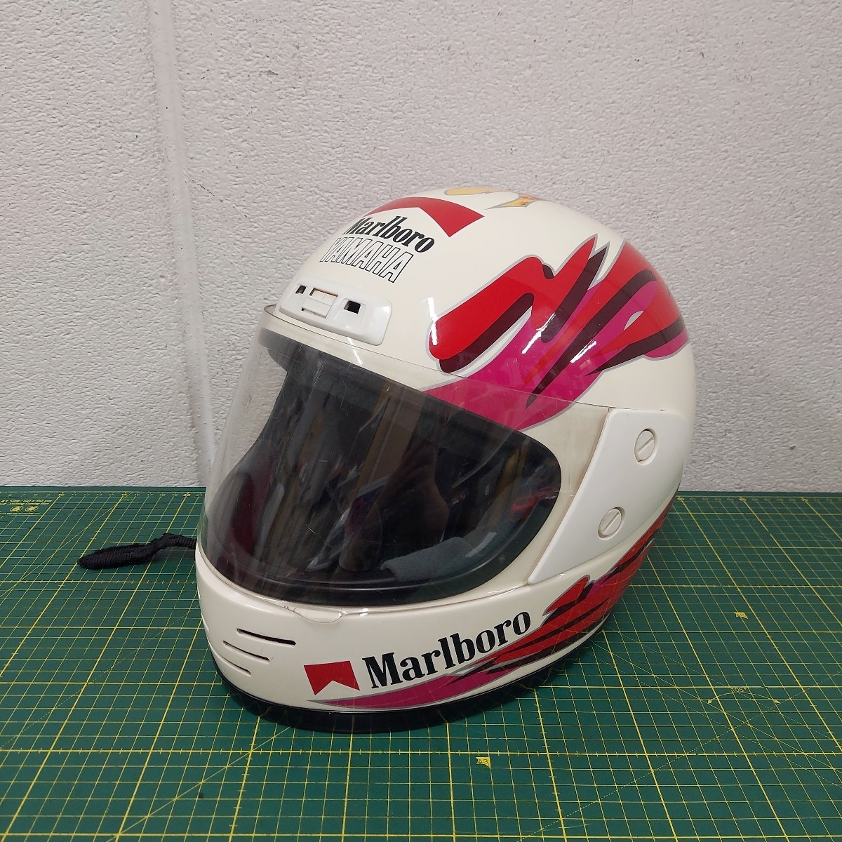 中古】YAMAHA ヤマハ Marlboro マルボロ ヘルメット バイク用 フル
