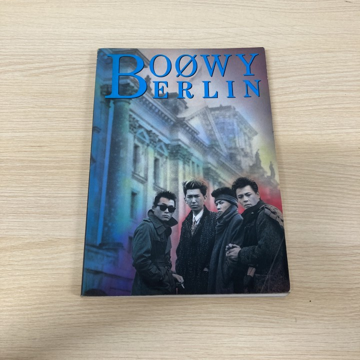 BOOWY 1985年のチラシ レコードとライヴ告知 両面刷り 氷室京介 布袋