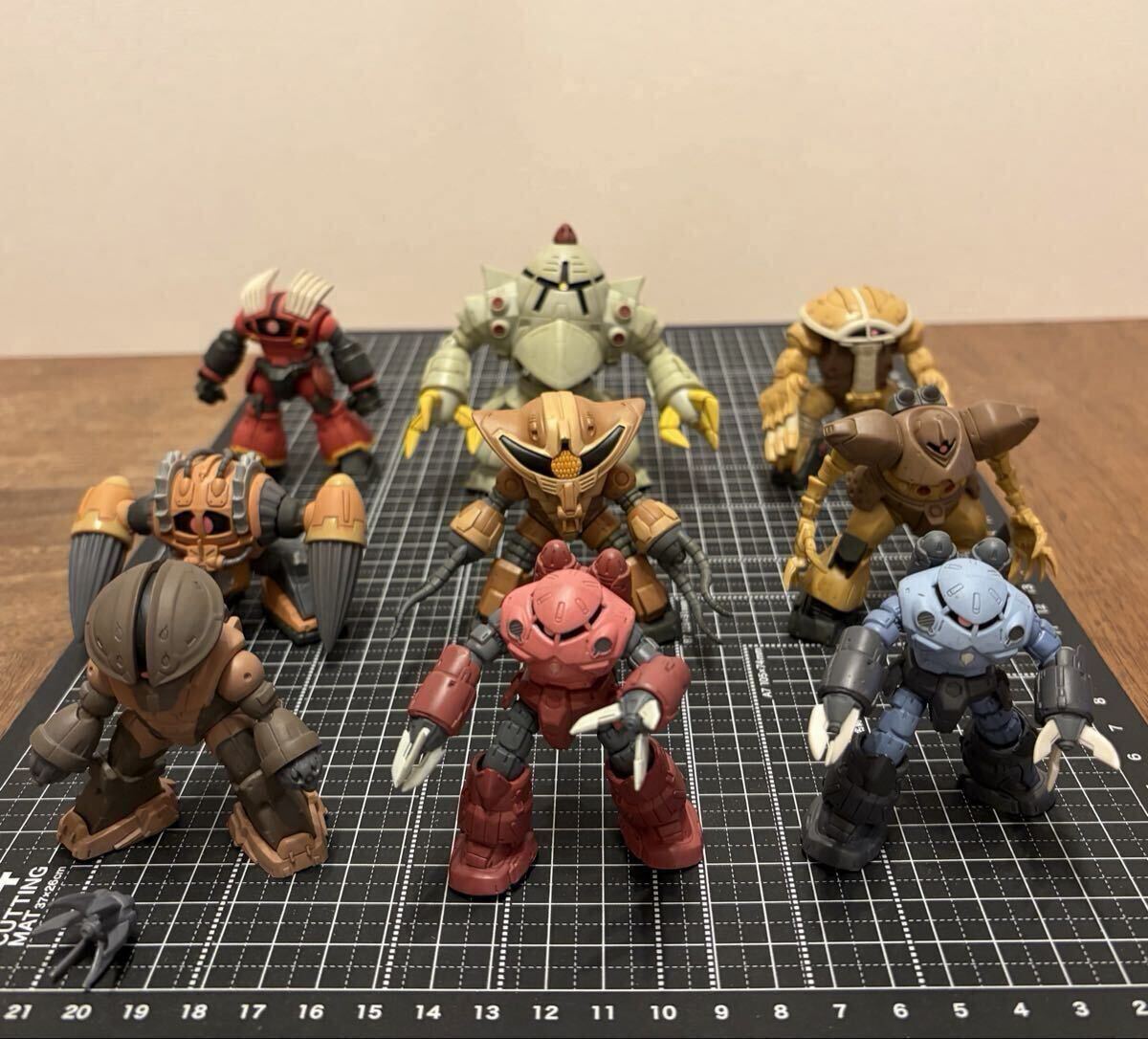 新品】バンザイマーク ガンプラ旧キット9種 アッガイ緑レアパッケージ