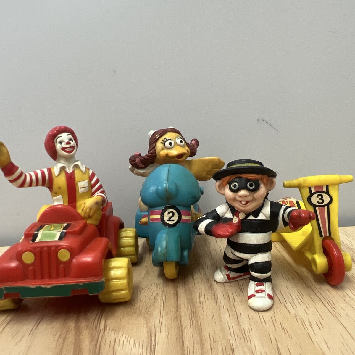 中古】当時もの マグドナルド ハッピーセット キャラクター ミニカー