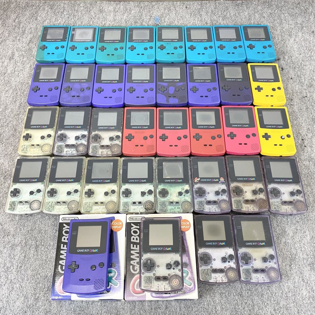 1円 任天堂 ニンテンドー ゲームボーイ カラー スケルトン クリアー
