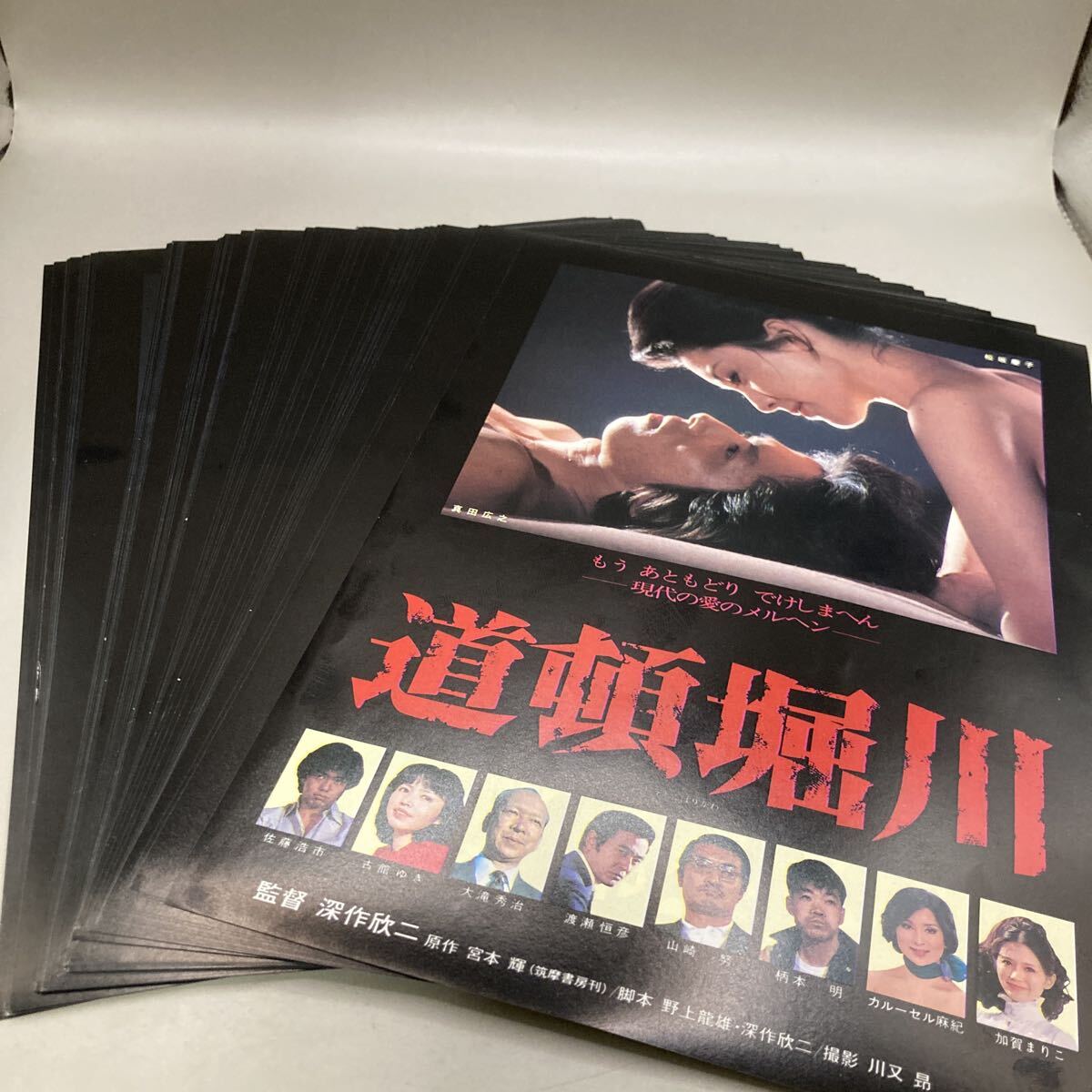 映画チラシ】『雪華葬刺し。道頓堀川』宇都宮雅代。松坂慶子。の落札