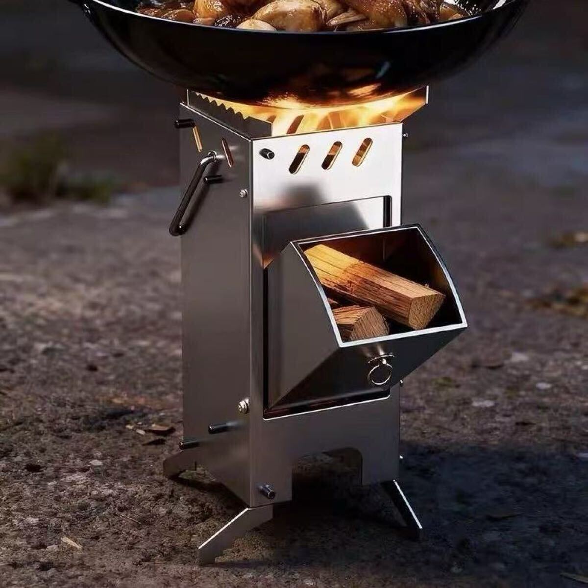 千葉】中古 大型ステンレスタンク 焼却炉制作 ロケットストーブ 材料 