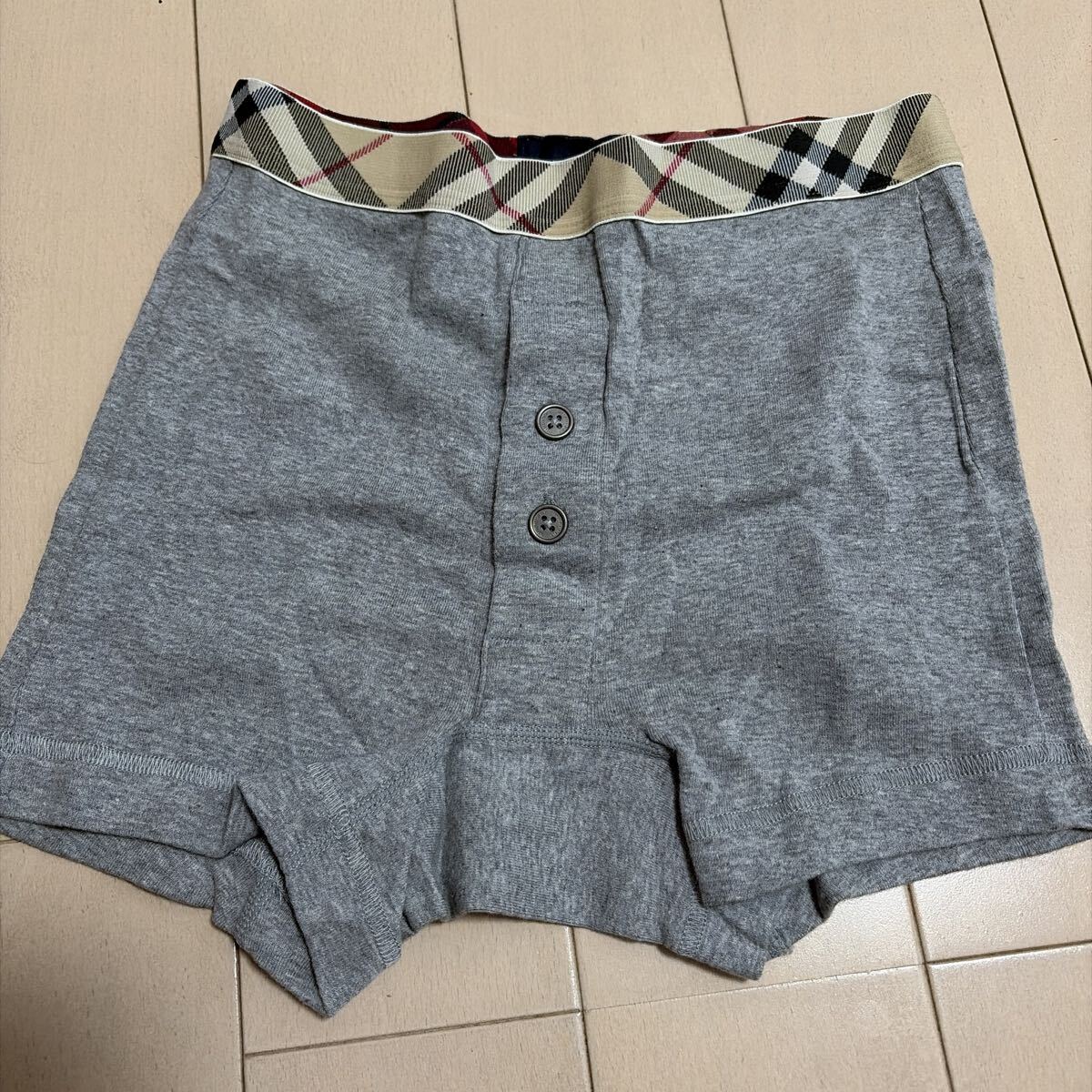新品】新品 日本製 BURBERRY バーバリー チェック柄 アンダーウェア