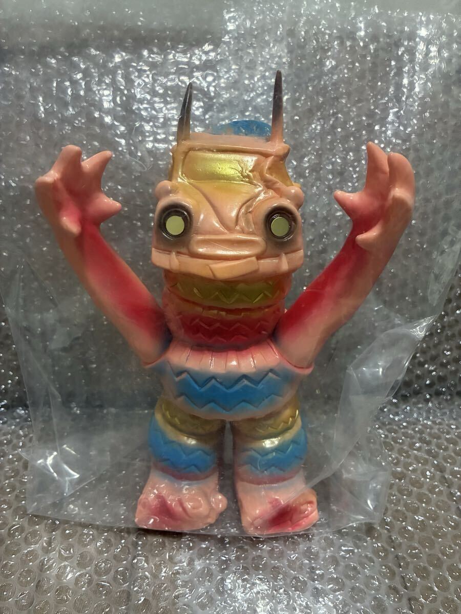☆復刻堂「宇宙怪獣1号」しわ怪獣 オレンジ成形 ターゲットアース