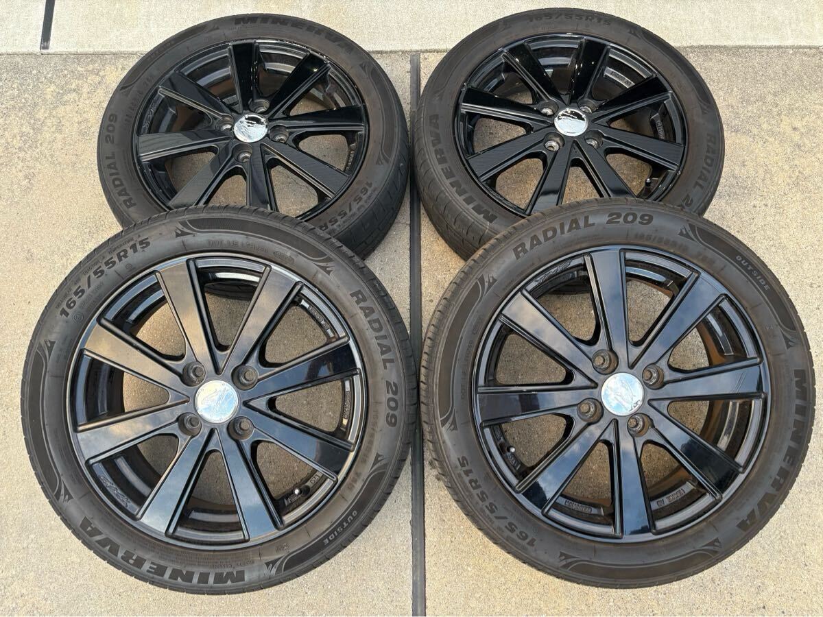 軽自動車用◇15インチホイール4本SET◇ KYOHO/ENKEI スマック SMACK VI