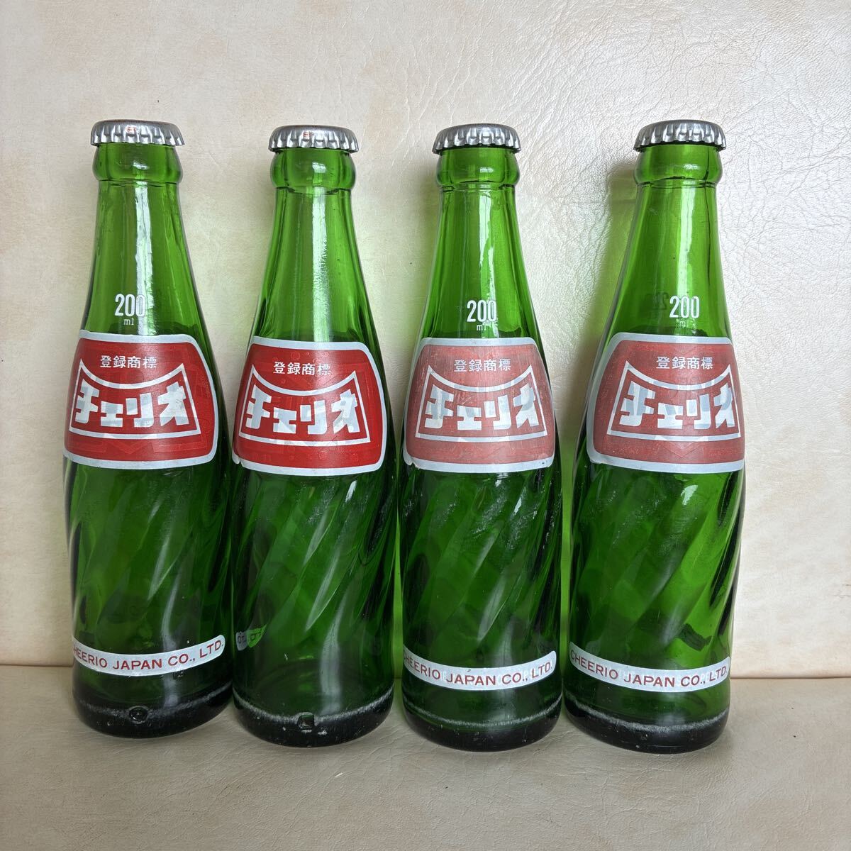 中古】即決 レア チェリオ 瓶 ミリンダの瓶の再印字 上塗り CHEERIO