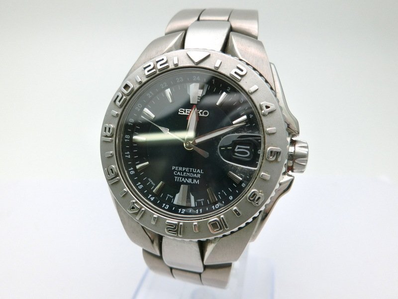 中古】SEIKO SCUBA DIVER 200m Perpetual Calender・ブラックダイヤル