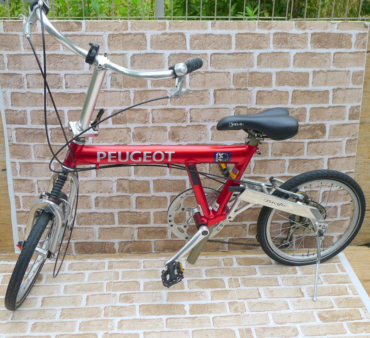 やや傷や汚れあり】PEUGEOT PACIFIC 折り畳み自転車 16インチ 8ギア