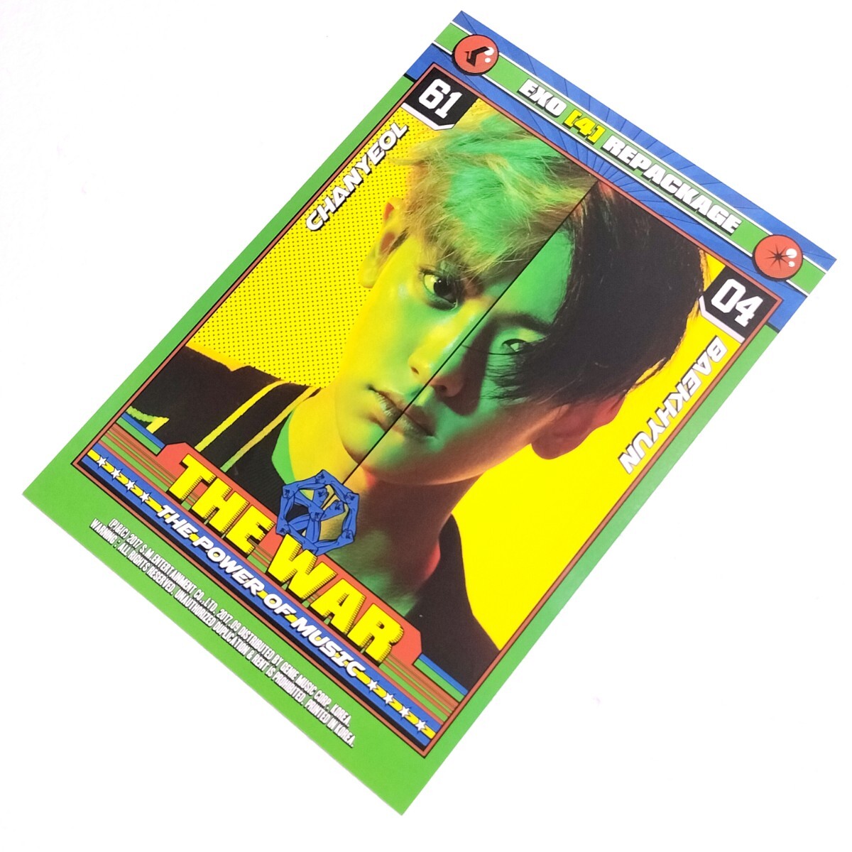 EXO-K CD封入特典 トレカ MAMA 旧トレカ フォト カード 3種 チャニョル