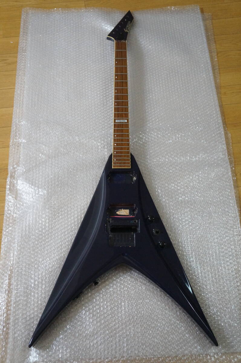 EDWARDS E-C-105V PENICILLIN 千聖 Flying V エドワーズ EDWARDS EC-105V 黒 PENICILLIN 千聖の落札情報詳細