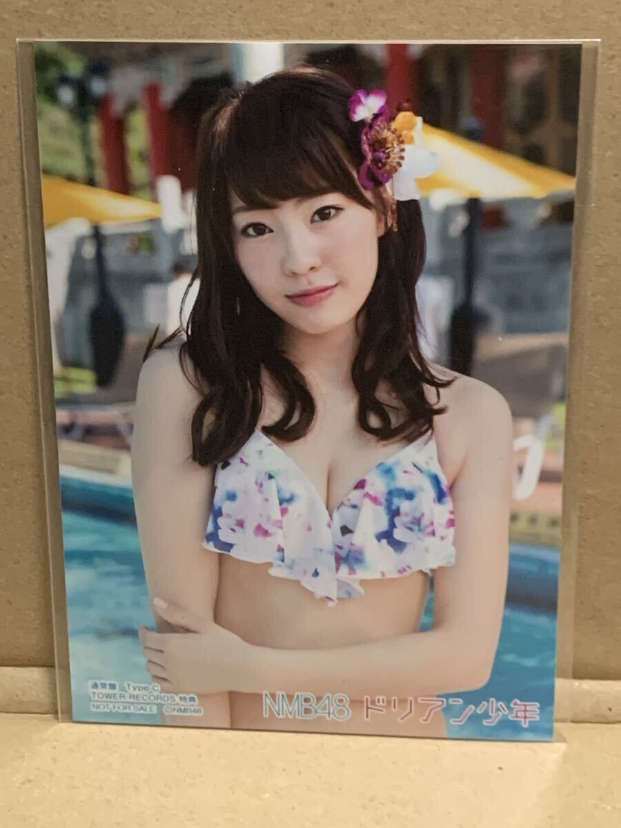 ♪AKB48 NMB☆山本彩 ドリアン少年 通常盤 Type-A HMV特典生写真 水着