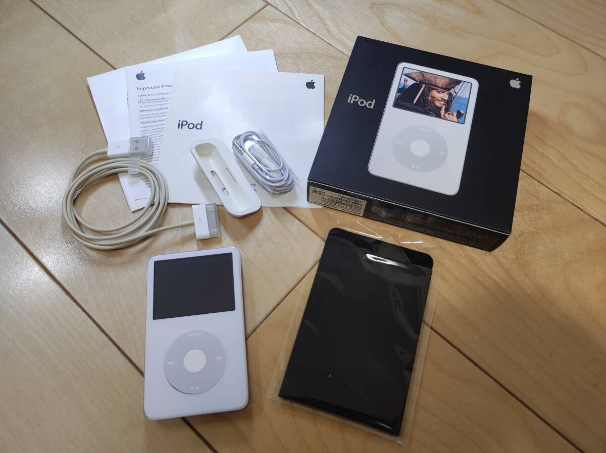 iPod classic 80GB 60GB 厚型 バックパネル HDD video セットの落札