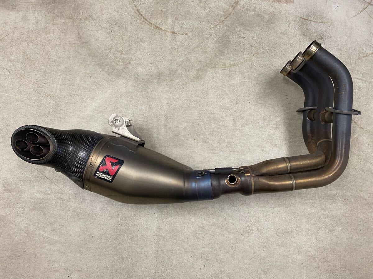 中古】ZX-12R アクラポビッチ フルエキ マフラー サイレンサー