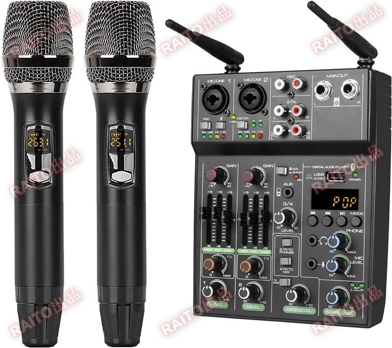 シグマ SIGMA SS-424 6ch ポータブルオーディオミキサー SS-4206
