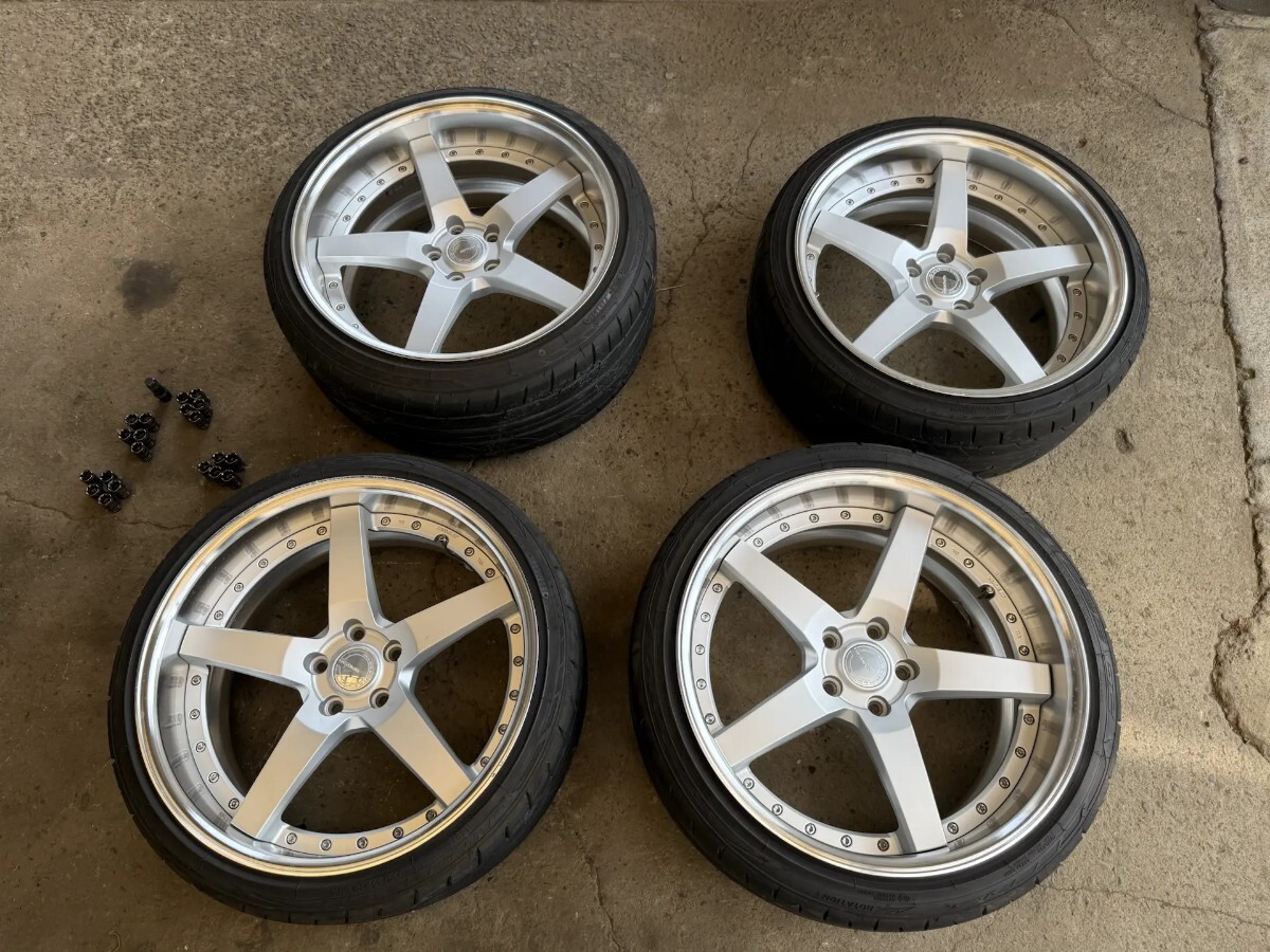 Work ワーク グノーシス CV201 マットブラック 20インチ バリ山Nitto