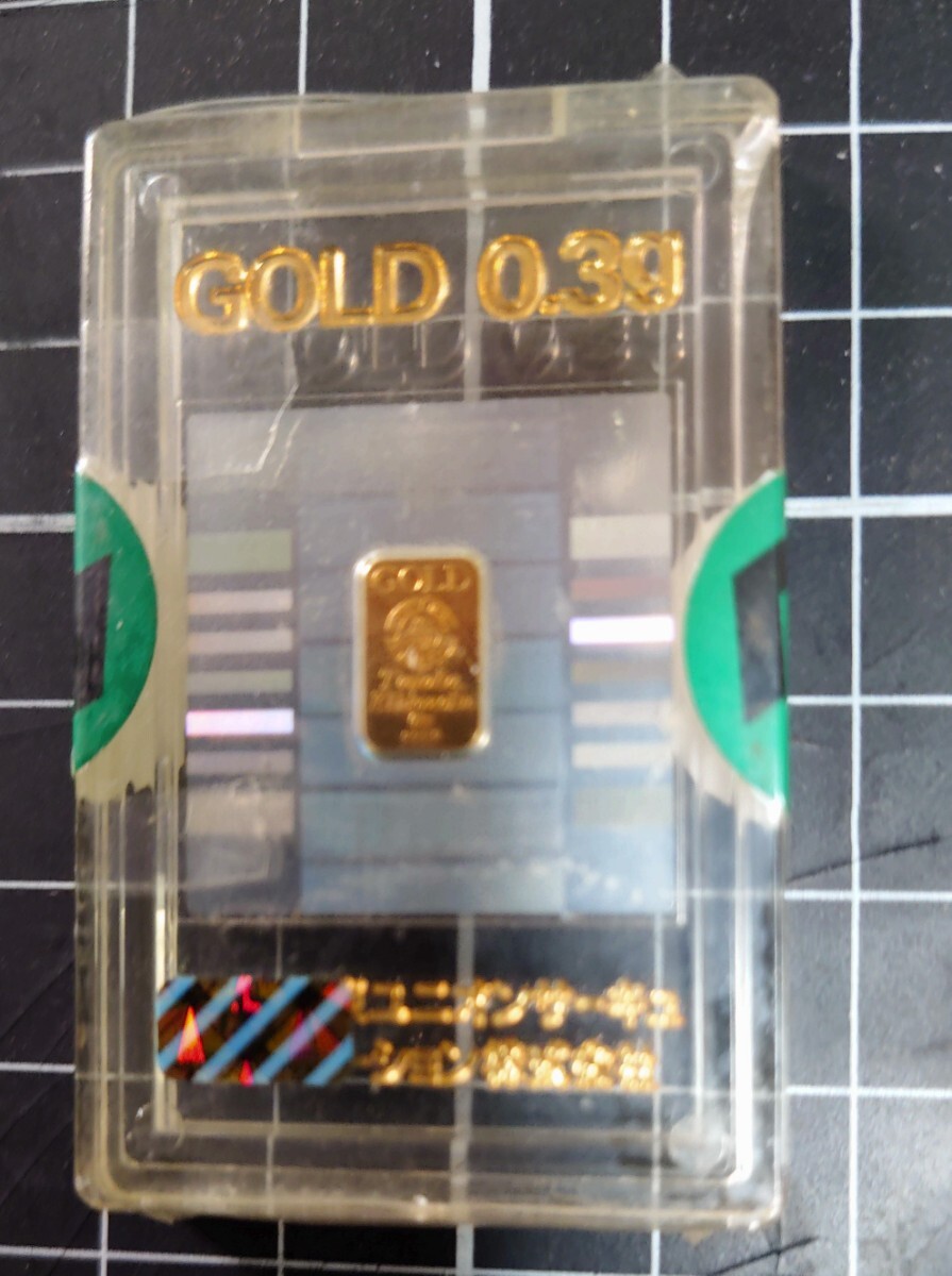 中古】TUC 東京ユニオンサーキュレーション 地金 GOLD 0.3g 金の落札