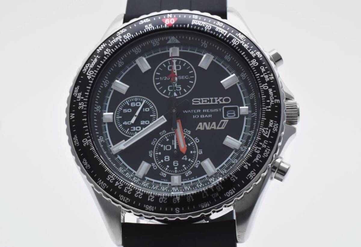 希少 SEIKO セイコー AGS 5M45-6A50 FLIGHTMASTER TITANIUM フライト