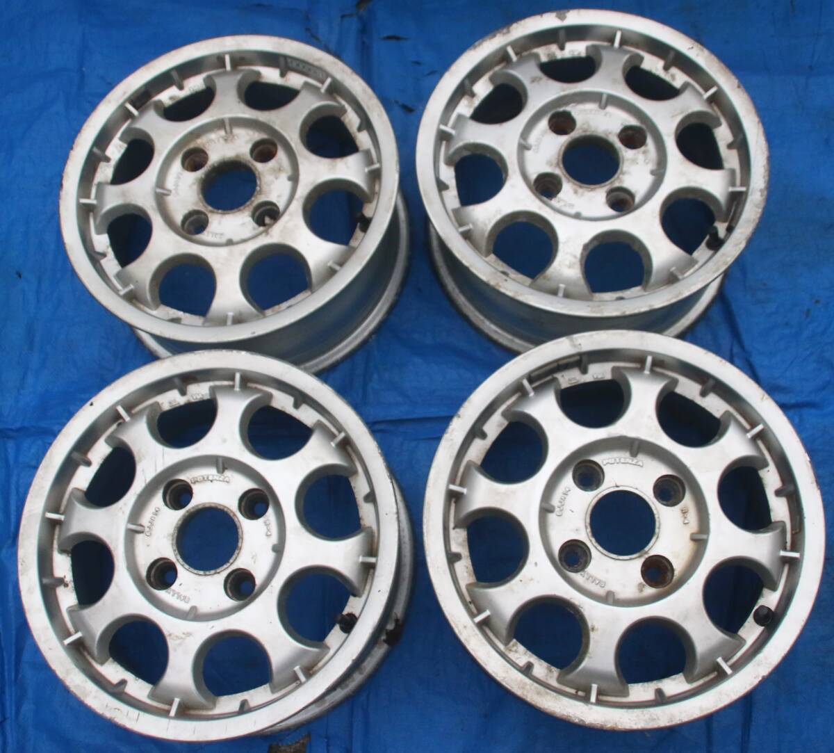 ポテンザ R-3 ラリー 5.5JJ×13+20 PCD114.3 4穴 4本セット AE86