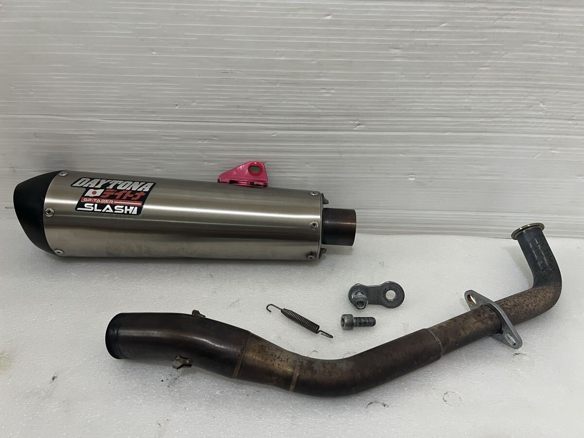 NMAX155 デイトナ GP TAPER SLASH マフラー nmax やや傷や汚れあり】NMAX155 DAYTONA GP TAPER SLASH マフラーの落札