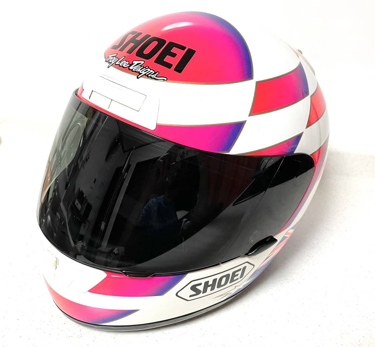絶版希少□SHOEI X-8 ワインガードナー スモーク・ミラーシールド付
