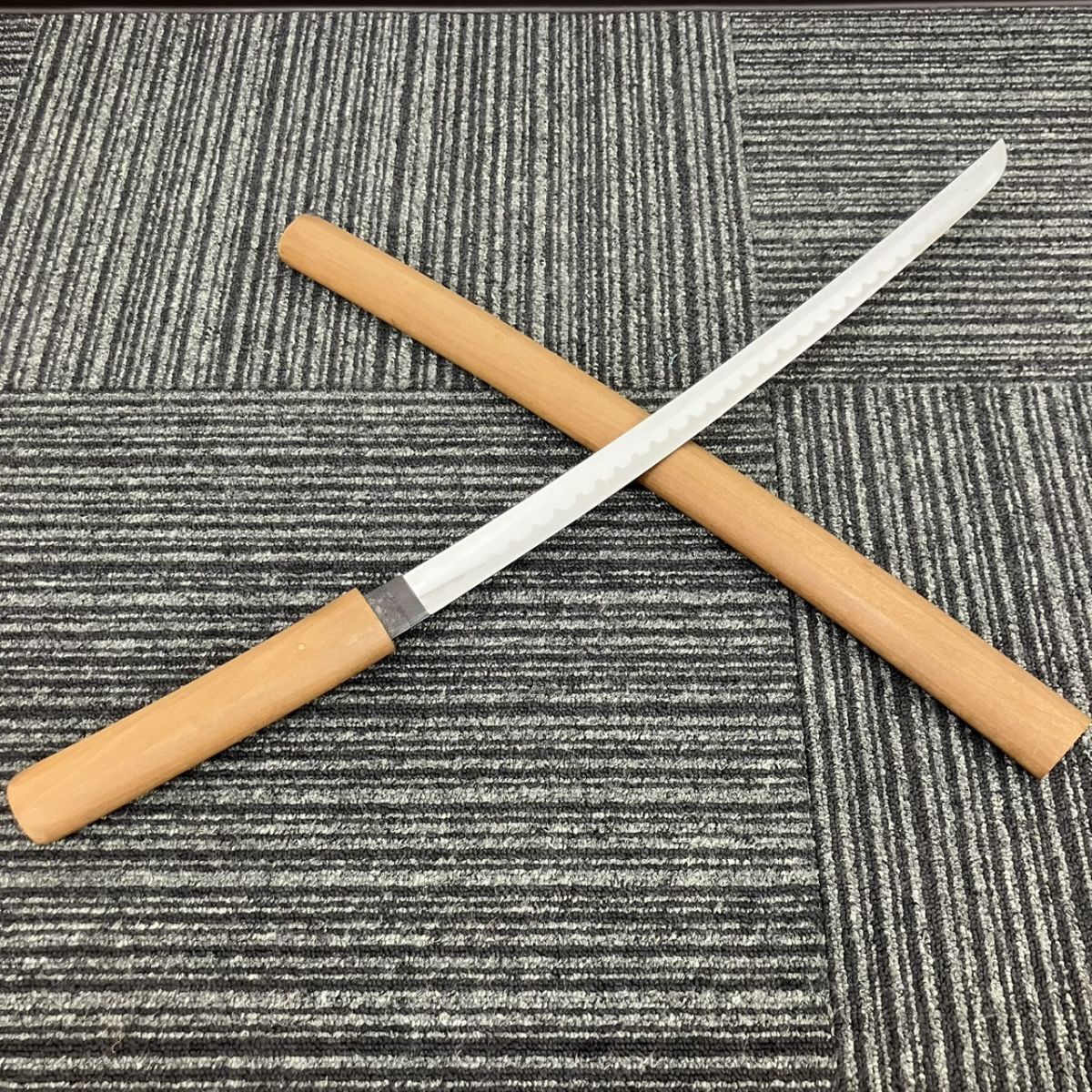 日本刀 白鞘 刀装具 拵え（打刀1） 刀 無銘（尻懸）附 打刀