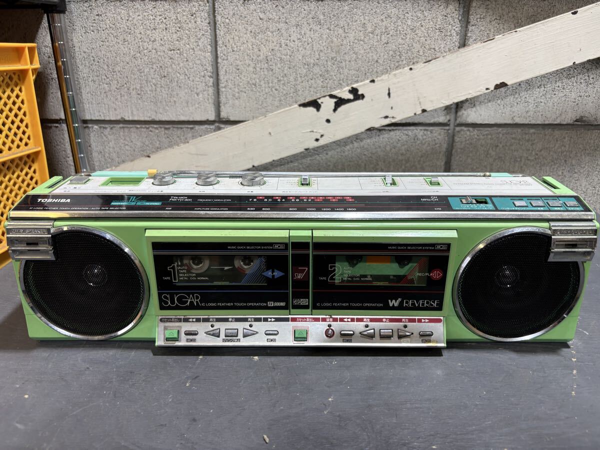 昭和レトロ～ 東芝 TOSHIBA RT-SWU9 SUGAR シュガー 完動品 美品